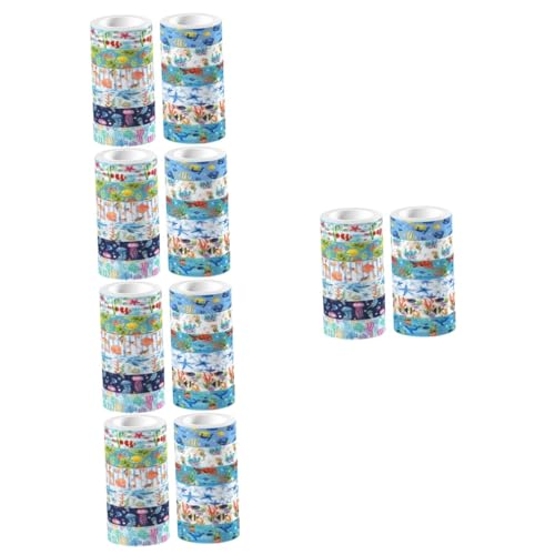 DOITOOL 5 Stück Abdeckband Erwachsene Blau Aufkleber-Scrapbooking Zeitschriftenaufkleber Sammelalbum Bausätze Lieferungen nautisches Washi-Tape Washi-Tape-Aufkleber Kunsthandwerk Klebeband DOITOOL 5 Stück Abdeckband Erwachsene Blau Aufkleber-Scrapbooking Zeitschriftenaufkleber Sammelalbum Bausätze Lieferungen nautisches Washi-Tape Washi-Tape-Aufkleber Kunsthandwerk Klebeband von DOITOOL