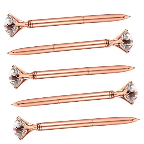 DOITOOL 5 Stück großer Bohrstift süßer Stift Kugelschreiber Gravierter Stift Büro hübsche Stifte Schreiben von Stiften Journaling Stift ausgefallener Stift Metall Golden DOITOOL 5 Stück großer Bohrstift süßer Stift Kugelschreiber Gravierter Stift Büro hübsche Stifte Schreiben von Stiften Journaling Stift ausgefallener Stift Metall Golden von DOITOOL