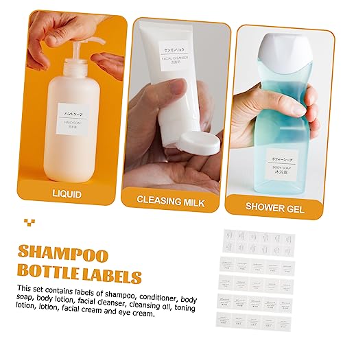 DOITOOL 50 Blatt Teiliges Selbstklebender Wasserdichter Etiketten für Shampoo und Kosmetikflaschen Felder Kleine Aufkleber für Einfache Beschriftung für Badezimmer und Hotelgebrauch DOITOOL 50 Blatt Teiliges Selbstklebender Wasserdichter Etiketten für Shampoo und Kosmetikflaschen Felder Kleine Aufkleber für Einfache Beschriftung für Badezimmer und Hotelgebrauch von DOITOOL