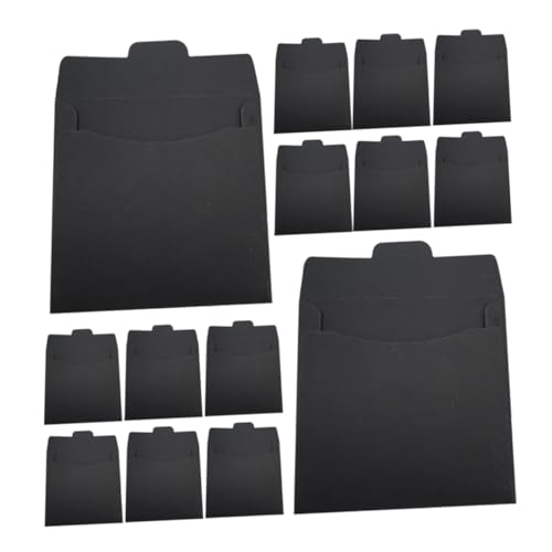 DOITOOL 50 Stück CD-Papierhüllen Beutel Abdeckungen für CD-Papierhalter Packsack Umschläge CD-Verpackungshüllen Einladung schlank CD-Hüllen aus Papier Dateiordner Black DOITOOL 50 Stück CD-Papierhüllen Beutel Abdeckungen für CD-Papierhalter Packsack Umschläge CD-Verpackungshüllen Einladung schlank CD-Hüllen aus Papier Dateiordner Black von DOITOOL