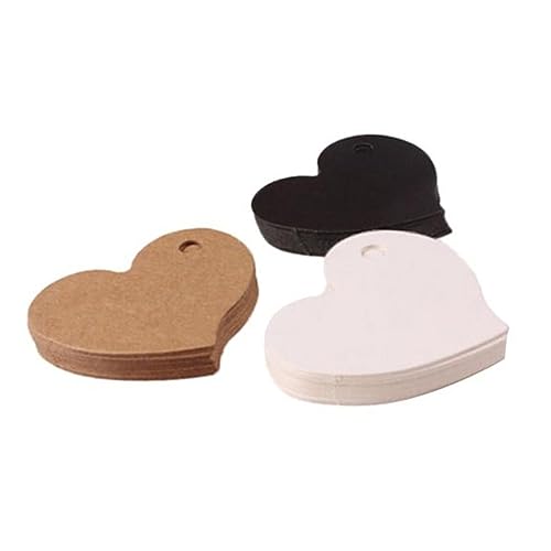 DOITOOL 50 Stück Herzförmige Kraftpapier Anhänger Weiße Bastel Tags für Hochzeit Verpackungen und Dekoration Blanko zum Beschriften für Diy Projekte und Bastelarbeiten DOITOOL 50 Stück Herzförmige Kraftpapier Anhänger Weiße Bastel Tags für Hochzeit Verpackungen und Dekoration Blanko zum Beschriften für Diy Projekte und Bastelarbeiten von DOITOOL