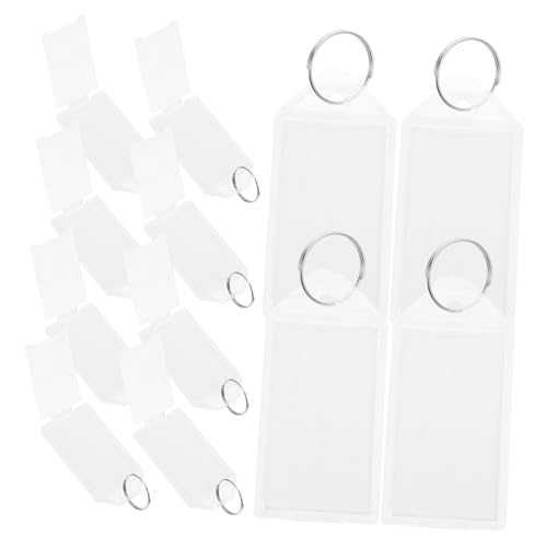 DOITOOL 50 Stück Kofferanhänger Schlüsselanhänger Identifikatoren Schlüsselanhängerhalter für die Wand kleine Gepäckanhänger Schlüsseletiketten Leere Tags Plastik Weiß DOITOOL 50 Stück Kofferanhänger Schlüsselanhänger Identifikatoren Schlüsselanhängerhalter für die Wand kleine Gepäckanhänger Schlüsseletiketten Leere Tags Plastik Weiß von DOITOOL