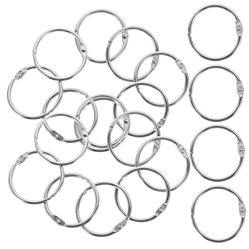 DOITOOL 50 Stück Praktischer Ring The Times Snap Flash Card Ringe Karteikarten Mit Schlüssel Einfache Blattringe Für Ring Schwarzer Binderring Wiederverwendbarer Buchring Verschleißfester DOITOOL 50 Stück Praktischer Ring The Times Snap Flash Card Ringe Karteikarten Mit Schlüssel Einfache Blattringe Für Ring Schwarzer Binderring Wiederverwendbarer Buchring Verschleißfester von DOITOOL