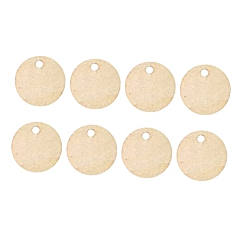 DOITOOL 50 Stück Runde Holzscheiben mit Loch Naturbelassene Holzkreise zum Basteln Scrapbooking Diy Dekorationen Anhängerherstellung Glatte Oberfläche Umweltfreundliches Holzmaterial DOITOOL 50 Stück Runde Holzscheiben mit Loch Naturbelassene Holzkreise zum Basteln Scrapbooking Diy Dekorationen Anhängerherstellung Glatte Oberfläche Umweltfreundliches Holzmaterial von DOITOOL
