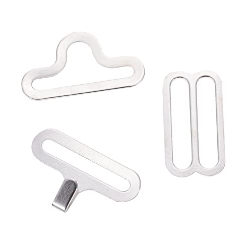 DOITOOL 50Sätze Einstellbare Krawattenclips Metall Teiliges für Schultergurte Rostfrei Leicht und Kompakt für Anzüge und Unterwäsche Silberfarbene Haken DOITOOL 50Sätze Einstellbare Krawattenclips Metall Teiliges für Schultergurte Rostfrei Leicht und Kompakt für Anzüge und Unterwäsche Silberfarbene Haken von DOITOOL