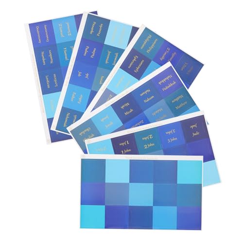 DOITOOL 6 Blatt Binder Tabs Zum Aufkleben Der Bibel Tabs Zum Lernen Haftnotiz Tabs Laminierte Bibel Index Tabs Bibel Tabs Für Frauen Bibel Tabs Für Einfache Navigation Aufkleber DOITOOL 6 Blatt Binder Tabs Zum Aufkleben Der Bibel Tabs Zum Lernen Haftnotiz Tabs Laminierte Bibel Index Tabs Bibel Tabs Für Frauen Bibel Tabs Für Einfache Navigation Aufkleber von DOITOOL