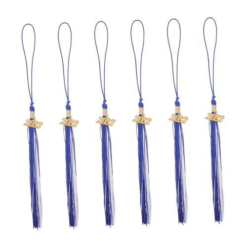 DOITOOL 6 Stück Doktorhut Quaste Schlüssel Grad Senior Groß Absolvent Hut Und Modisch Jungs Für Akademische Abschlussquaste Schule Promoviert Hüte Zubehör Polyester Blue DOITOOL 6 Stück Doktorhut Quaste Schlüssel Grad Senior Groß Absolvent Hut Und Modisch Jungs Für Akademische Abschlussquaste Schule Promoviert Hüte Zubehör Polyester Blue von DOITOOL