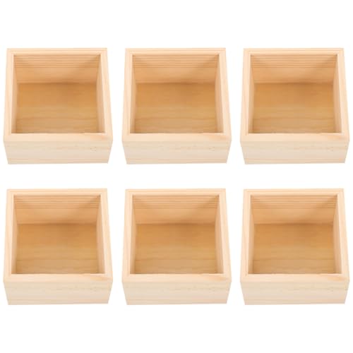 DOITOOL 6 Stück Holz Aufbewahrungsbox Teiliges Multifunktionales Organizer für Schreibtisch zur Aufbewahrung von Schmuck und Bastelmaterialien Nachhaltigem Holz Handpoliert Kratzfest DOITOOL 6 Stück Holz Aufbewahrungsbox Teiliges Multifunktionales Organizer für Schreibtisch zur Aufbewahrung von Schmuck und Bastelmaterialien Nachhaltigem Holz Handpoliert Kratzfest von DOITOOL