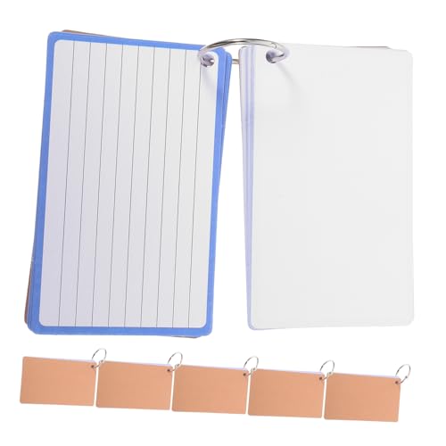 DOITOOL 6 Stück Notizkarten Karteikarten Mit Ringen Lernkarten Zum Lernen Notizkarten Mit Ringen Karteikarten Mit Ringen Lernkarten Liniert Karteikarten Lernkarten Mit Ringen Papier Blau DOITOOL 6 Stück Notizkarten Karteikarten Mit Ringen Lernkarten Zum Lernen Notizkarten Mit Ringen Karteikarten Mit Ringen Lernkarten Liniert Karteikarten Lernkarten Mit Ringen Papier Blau von DOITOOL