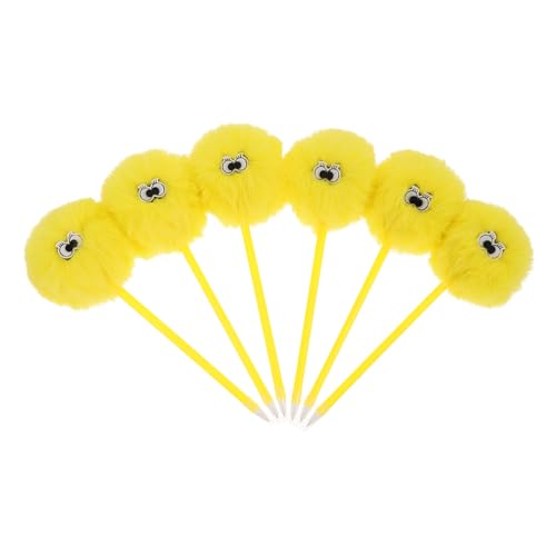 DOITOOL 6 Stück Schwarzer Kugelschreiber Kawaii Stifte Lustige Stifte Für Mädchen Flauschiger Stift Cartoon Kugelschreiber Süße Stifte Für Mädchen Lustiger Stift Mädchen Pom Pom DOITOOL 6 Stück Schwarzer Kugelschreiber Kawaii Stifte Lustige Stifte Für Mädchen Flauschiger Stift Cartoon Kugelschreiber Süße Stifte Für Mädchen Lustiger Stift Mädchen Pom Pom von DOITOOL