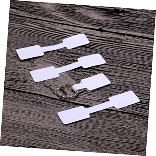 DOITOOL 600 Stck. Weiße Selbstklebende Preisschilder Etiketten für Schmuck Ringe Halsketten Armbänder Blanko Anhänger mit Rückseitigem Doppelseitigem Klebeband für Preiskennzeichnung und DOITOOL 600 Stck. Weiße Selbstklebende Preisschilder Etiketten für Schmuck Ringe Halsketten Armbänder Blanko Anhänger mit Rückseitigem Doppelseitigem Klebeband für Preiskennzeichnung und von DOITOOL