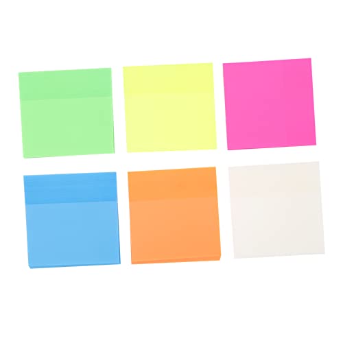 DOITOOL 6Stücke Selbstklebende Notizzettel Leuchtenden Wiederverwendbar Für Büro Und Schule Haftnotizen Für Kreative Organisation DOITOOL 6Stücke Selbstklebende Notizzettel Leuchtenden Wiederverwendbar Für Büro Und Schule Haftnotizen Für Kreative Organisation von DOITOOL
