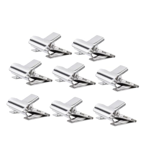 DOITOOL 8 Stück Preisschild-clip Anzeige Markt Gruß Clips Mehrere Für Zeichenklemme Klein Geformt Einzelhandel Preiskartenhalter Aus Eisen Preiskarteninhaber Metall Silver DOITOOL 8 Stück Preisschild-clip Anzeige Markt Gruß Clips Mehrere Für Zeichenklemme Klein Geformt Einzelhandel Preiskartenhalter Aus Eisen Preiskarteninhaber Metall Silver von DOITOOL