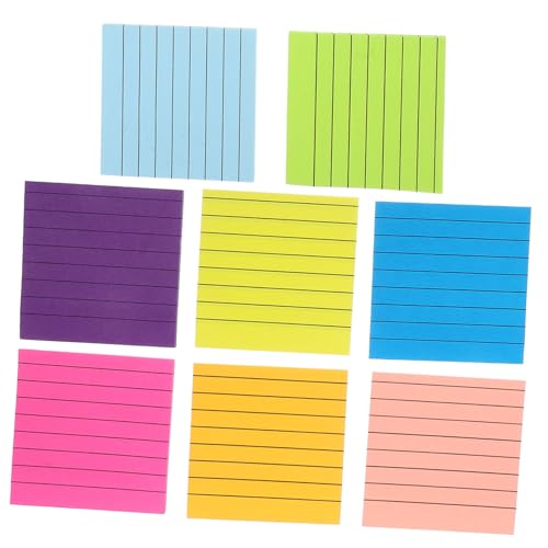 DOITOOL 8Stücke Klebrige Notizzettel Liniert Praktische Haftnotizen Für Schule Büro Und Zuhause Wiederverwendbare Memo Pads Ohne Rückstände DOITOOL 8Stücke Klebrige Notizzettel Liniert Praktische Haftnotizen Für Schule Büro Und Zuhause Wiederverwendbare Memo Pads Ohne Rückstände von DOITOOL