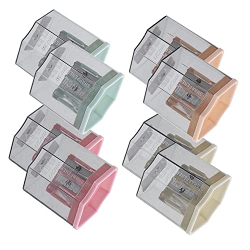 DOITOOL 8Stücke Teiliges Bleistiftspitzer Für Handlicher Anspitzer Mit Doppellöchern Für Holzstifte Ergonomisches Design Für Schule Und Zuhause Zufällige DOITOOL 8Stücke Teiliges Bleistiftspitzer Für Handlicher Anspitzer Mit Doppellöchern Für Holzstifte Ergonomisches Design Für Schule Und Zuhause Zufällige von DOITOOL