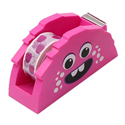 DOITOOL Bandschneider doppelt Klebeband-Spender-Schreibtisch Aufkleberspender tape cutter Schneidemaschine für Klebeband kawaii Klebebandabroller kleiner Tape Dispenser Schreibtisch von DOITOOL