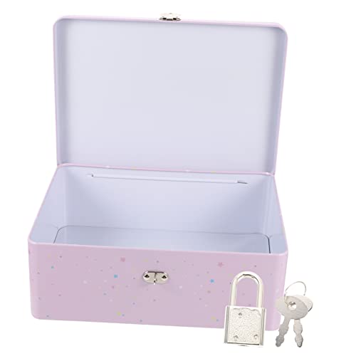 DOITOOL Box Aufbewahrungsbox Mit Schloss Kinder Schmuck Organizer Aufbewahrungsbox Kinder Aufbewahrungsbox Schlüssel Aufbewahrungsbox Schmuckschatulle Aktenbox Mit Schloss Box Mit Deckel von DOITOOL