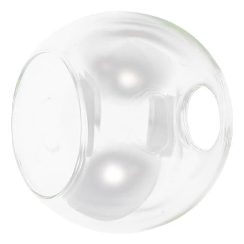 DOITOOL Globe Lampenschirm Für Pendelleuchten Transparentes Durchmesser 150mm E27 Fassung Ideal Als Ersatz Für Deckenleuchten Und Innenbeleuchtung von DOITOOL