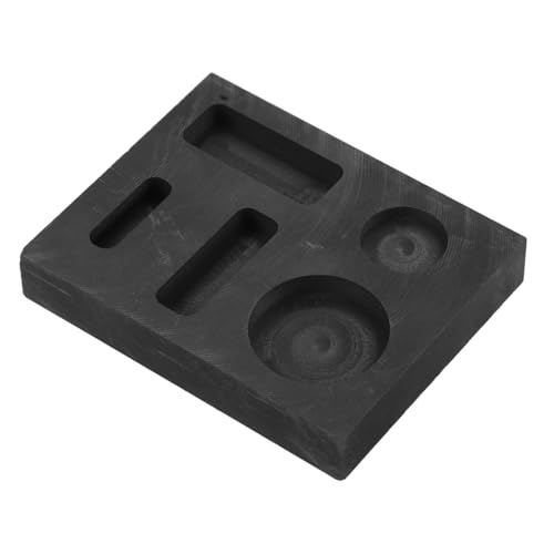 DOITOOL Graphitform gießen Schmelzformen Und Barren Gussform Tiegelformen aus Graphit für Veredelung von Schrott Gusssandform Ingotform schmelzendes Gießwerkzeug Metallguss-Bausatz Schwarz DOITOOL Graphitform gießen Schmelzformen Und Barren Gussform Tiegelformen aus Graphit für Veredelung von Schrott Gusssandform Ingotform schmelzendes Gießwerkzeug Metallguss-Bausatz Schwarz von DOITOOL