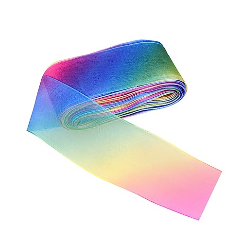 DOITOOL Haarschmuck Bandfransen-chiffon Haarband Schier Lila Band Wickelband Schleife Party Bunt Regenbogen Stoffband Organza Farbverlauf Aus Satinband Geschenkband DOITOOL Haarschmuck Bandfransen-chiffon Haarband Schier Lila Band Wickelband Schleife Party Bunt Regenbogen Stoffband Organza Farbverlauf Aus Satinband Geschenkband von DOITOOL