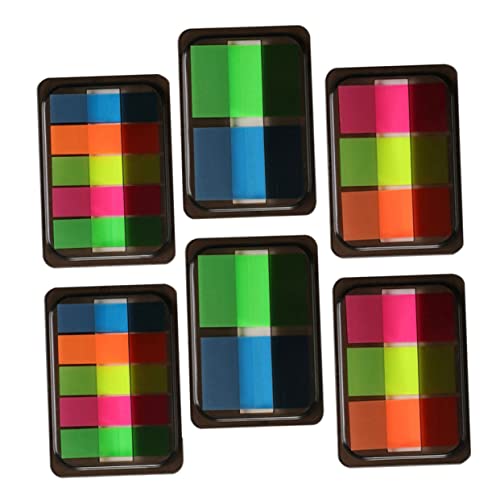 DOITOOL Klebrige Notizmarker Boxen Fluoreszierende Haftnotizen Für Notizblöcke Selbstklebende Markierungsetiketten Verschiedenen Für Büro Und Zuhause DOITOOL Klebrige Notizmarker Boxen Fluoreszierende Haftnotizen Für Notizblöcke Selbstklebende Markierungsetiketten Verschiedenen Für Büro Und Zuhause von DOITOOL