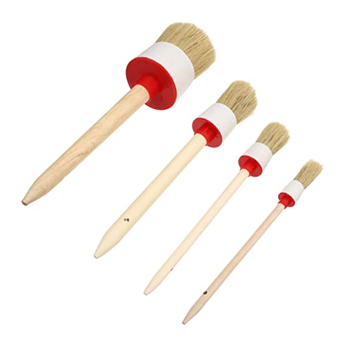 DOITOOL Pinsel-Set reinigungsbürste deckenbürste lackierpinsel für lacke Detail Pinsel Plaster Pinsel trimmen Machen Textmarker Kreidepinsel Fleck Künstler Haushalt Zuhause Bürste hölzern von DOITOOL