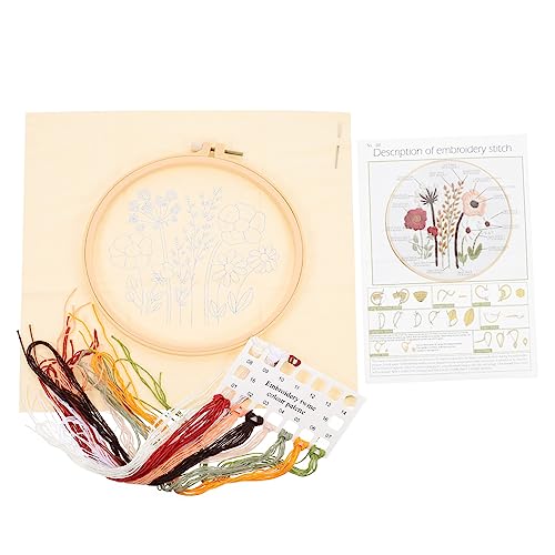 DOITOOL Stick Kreuzstickerei Set Stickgarn Stickrahmen Stickset Für Stichsets Stickset Für Anfänger Blumenmuster Zahnseide Und Nähzubehör DOITOOL Stick Kreuzstickerei Set Stickgarn Stickrahmen Stickset Für Stichsets Stickset Für Anfänger Blumenmuster Zahnseide Und Nähzubehör von DOITOOL