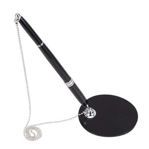 DOITOOL Stift Unterschreiben Tintenstifte Zum Schreiben Business-kugelschreiber Schreibwarenhalter Für Den Tisch Bürodesk -zubehör Stift Mit Halter Black Stahl DOITOOL Stift Unterschreiben Tintenstifte Zum Schreiben Business-kugelschreiber Schreibwarenhalter Für Den Tisch Bürodesk -zubehör Stift Mit Halter Black Stahl von DOITOOL