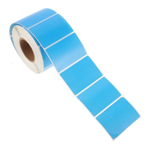 DOITOOL Thermotransfer Etiketten Selbstklebend Bunt Beschreibbar ohne Farbband Wasser und Ölbeständig Reißfest für Büro Küche Milchtee Laden Zufällige Blautöne Zufällige DOITOOL Thermotransfer Etiketten Selbstklebend Bunt Beschreibbar ohne Farbband Wasser und Ölbeständig Reißfest für Büro Küche Milchtee Laden Zufällige Blautöne Zufällige von DOITOOL