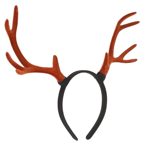 DOITOOL Weihnachtsgeweih-Stirnband 1 Stück Weihnachts-Haarbänder Schöne Zarte Kopfbedeckung Für Frauen Dicke Haustier-Stirnbänder Als Haarschmuck von DOITOOL