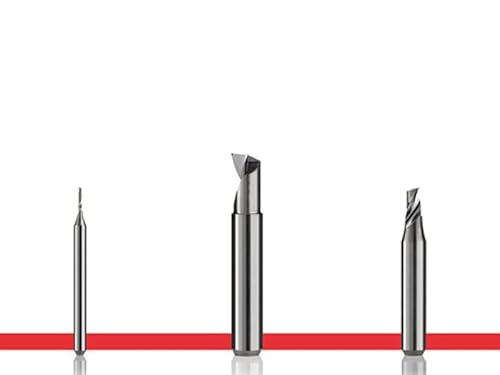 Einzahnfräser mit Habichtschnabel - STRATUM AS - d 3mm, D 6mm, SL 12mm, GL 50mm von DOLD Mechatronik