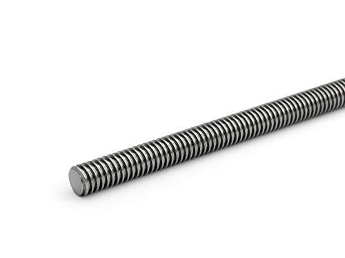 Präzisions-Trapezgewindespindel RPTS 10x2 Links TR Trapez Gewinde Spindel Zuschnitt Länge: 1000mm Präzisions-Trapezgewindespindel RPTS 10x2 Links TR Trapez Gewinde Spindel Zuschnitt Länge: 1000mm von DOLD Mechatronik