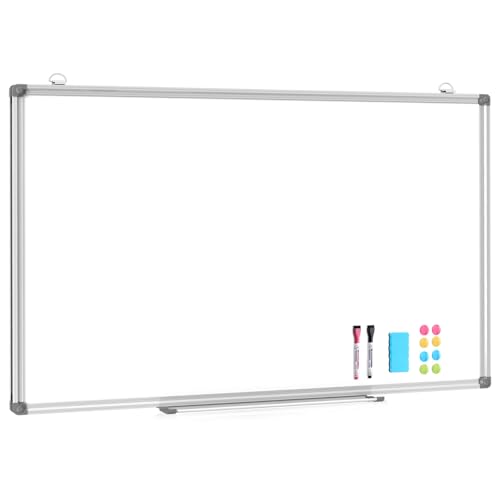 DOLLAR BOSS Magnetisches Whiteboard Groß, 100X180CM Magnettafel Groß Magnetpinnwand mit Whiteboard Stifte and White board Radiergummi, für Schule & Haus und Büro von DOLLAR BOSS