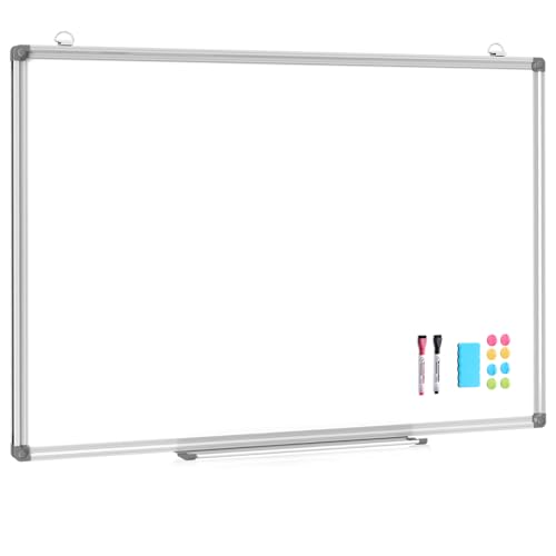 DOLLAR BOSS Magnetisches Whiteboard Groß, 120X180CM Magnettafel Groß Magnetpinnwand mit Whiteboard Stifte and White board Radiergummi, für Schule & Haus und Büro von DOLLAR BOSS