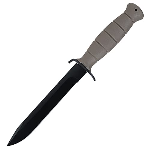 DOMINATOR URBAN COMBAT Bundesheer Glock Feldmesser aus rostfreiem Stahl, Scharfes Sport Messer, Einhandmesser Jagdmesser 29cm, Outdoor & Survival Messer mit Scheide Dark Earth von DOMINATOR URBAN COMBAT