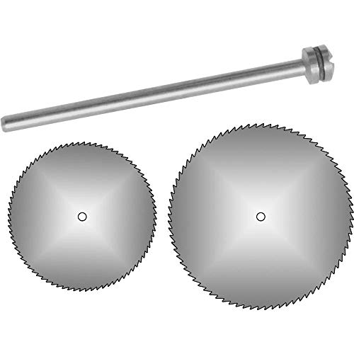 Donau Elektronik 1640 2 Kreissägen 12+19mm + Dorn, Mehrfarbig von DONAU ELEKTRONIK GMBH