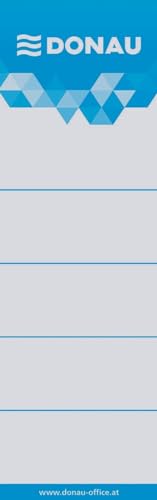 DONAU Rückenschilder zum Einstecken für Ordner-Rückenbreite 7,5 cm von DONAU