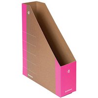 DONAU Stehsammler LIFE 330289116 pink Karton, DIN A4 von DONAU