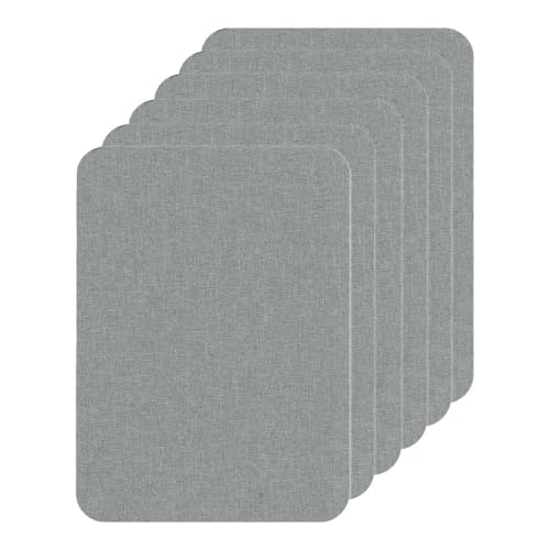 Stoff-Reparaturflicken, 6 Stück Selbstklebende Stoff Reparatur Patches, 10x15cm, Leinenstoff Reparaturaufkleber für Autositze, Vorhang, Kopfteile, Möbel, Sofa von DONGKER