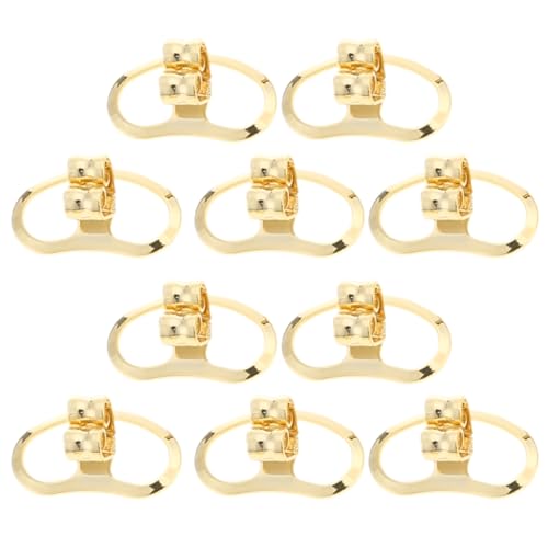 10 Stück Ohrring-Verschlüsse Clutches Ohrringstopfen Verriegelungsrückseiten Stützen Geeignet für Ohrstecker Ohrstöpsel 10 Stück Ohrring-Verschlüsse Clutches Ohrringstopfen Verriegelungsrückseiten Stützen Geeignet für Ohrstecker Ohrstöpsel von DOSERTY