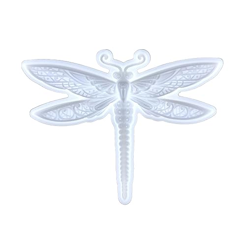 Geprägte Libellen-Anhänger, Silikonform, Tür-Hängeteller, Wanddekorationen, Kristall-Epoxidharz für Bastelbedarf für Mädchen Geprägte Libellen-Anhänger, Silikonform, Tür-Hängeteller, Wanddekorationen, Kristall-Epoxidharz für Bastelbedarf für Mädchen von DOSERTY