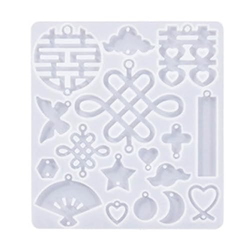 Kristall-Epoxid-Form, Ohrringe, Schmuck, Anhänger, Dekoration, mehrere Stile, Schleife, Schmetterling, Silikon, einfach zu bedienen, Silikon Kristall-Epoxid-Form, Ohrringe, Schmuck, Anhänger, Dekoration, mehrere Stile, Schleife, Schmetterling, Silikon, einfach zu bedienen, Silikon von DOSERTY