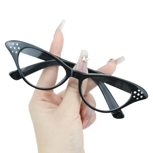 Vintage Brillen Für Erwachsene Und Kinder Mit Strasssteinen Unisex Styles Klare Linsengläser Für Cosplay Kostümpartys Vintage Brillen Für Erwachsene Und Kinder Mit Strasssteinen Unisex Styles Klare Linsengläser Für Cosplay Kostümpartys von DOSERTY