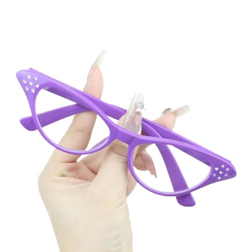 Vintage Brillen Für Erwachsene Und Kinder Mit Strasssteinen Unisex Styles Klare Linsengläser Für Cosplay Kostümpartys Vintage Brillen Für Erwachsene Und Kinder Mit Strasssteinen Unisex Styles Klare Linsengläser Für Cosplay Kostümpartys von DOSERTY