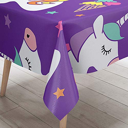 DOTBUY 3D Tischdecke Abwaschbar, Wasserabweisende Tischdecke Rechteckig Abwischbare Wachstuch für Desktop Dekorative Tuch Hotel Bankett Party Garten (Kegel,60x60cm) von DOTBUY