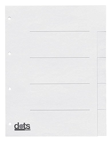 dots 844205-4032-08 Karton-Reg,blanko,5-tlg,vf,wß von DOTS