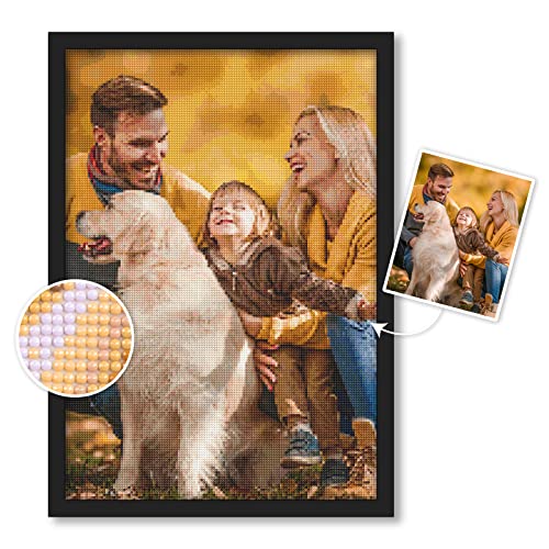 DPDP Diamond Painting Eigenes Bilder Foto Personalisiert - Custom Benutzerdefinierte 5D Diamant Painting Full Bilder Malerei Set Home Decor, 30*30CM von DPDP