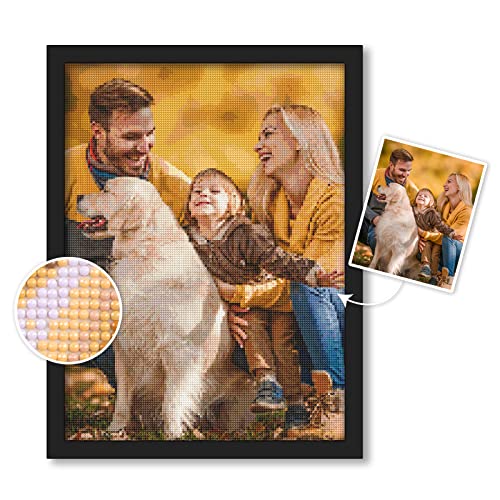 DPDP Diamond Painting Eigenes Bilder Foto Personalisiert - Custom Benutzerdefinierte 5D Diamant Painting Full Bilder Malerei Set Home Decor, 40*40CM von DPDP