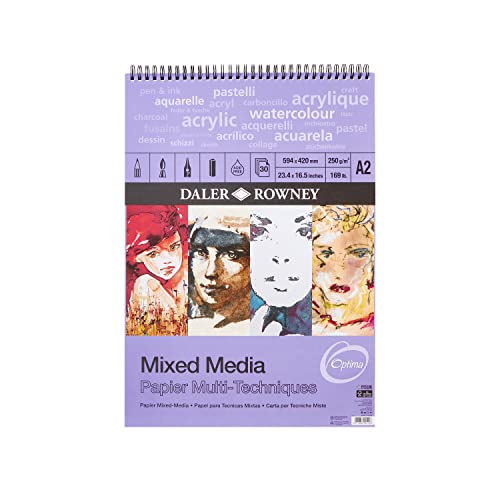 DR Mixed Media Spiral A2 250 GM, GDAMMA2 von Daler Rowney