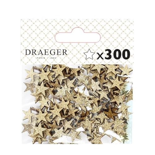Draeger Paris – Konfetti aus Papier in Gold – speziell für Heiligabend – 8,5 x 7,5 cm von DRAEGER